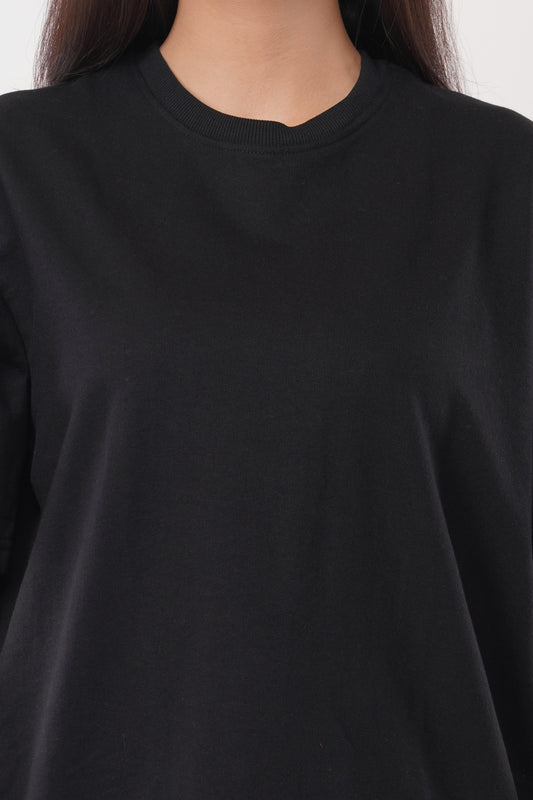 Trendy Black T-Shirt for Women – Effortless Style